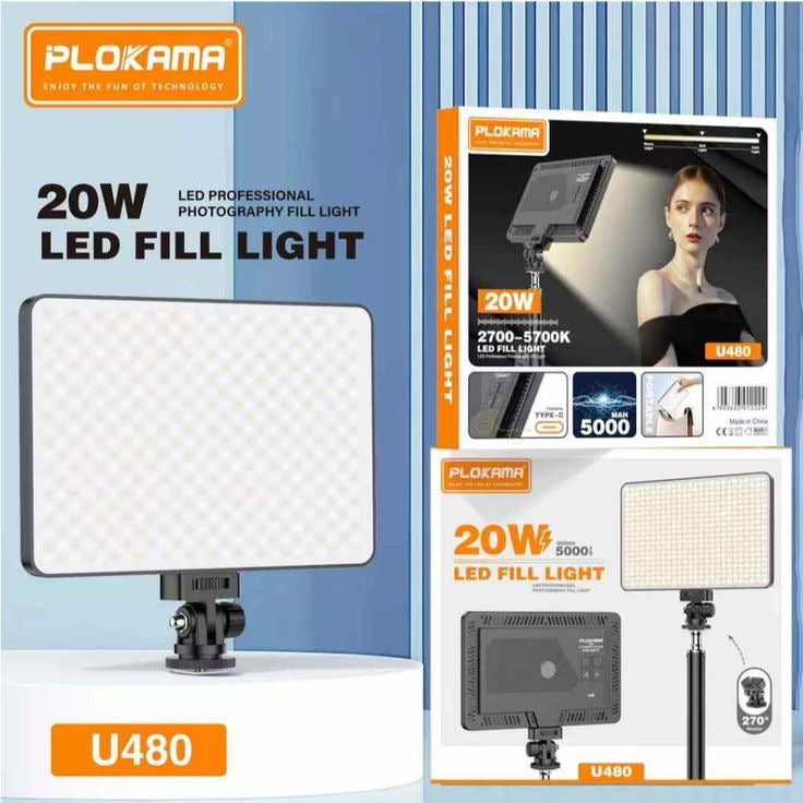 Plokama 20W Professional LED Fill Light