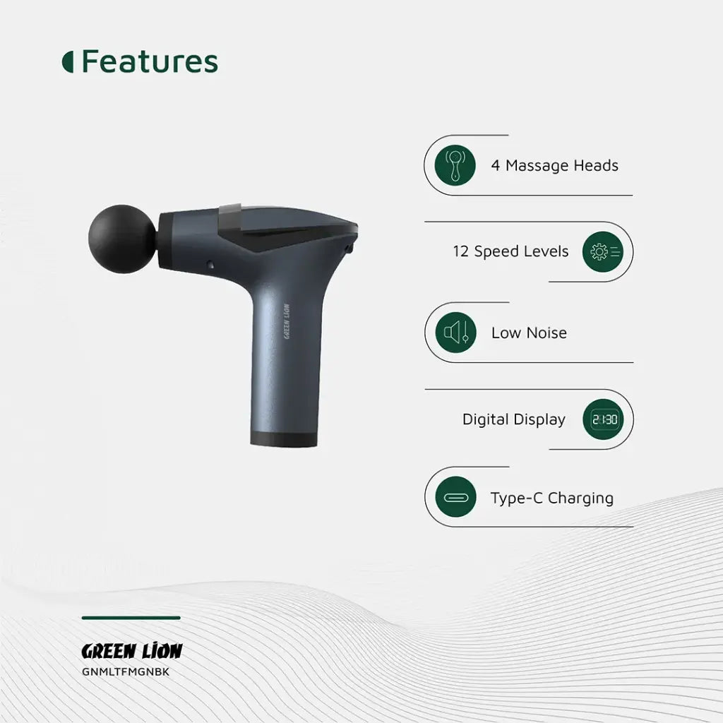 Green Lion Multifunctional Massage Gun
