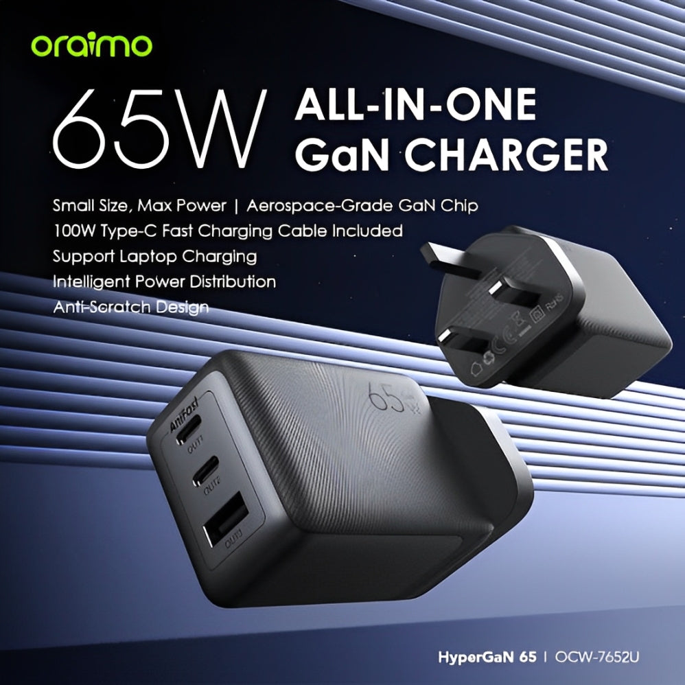 Oraimo 65W All in One GaN Charger