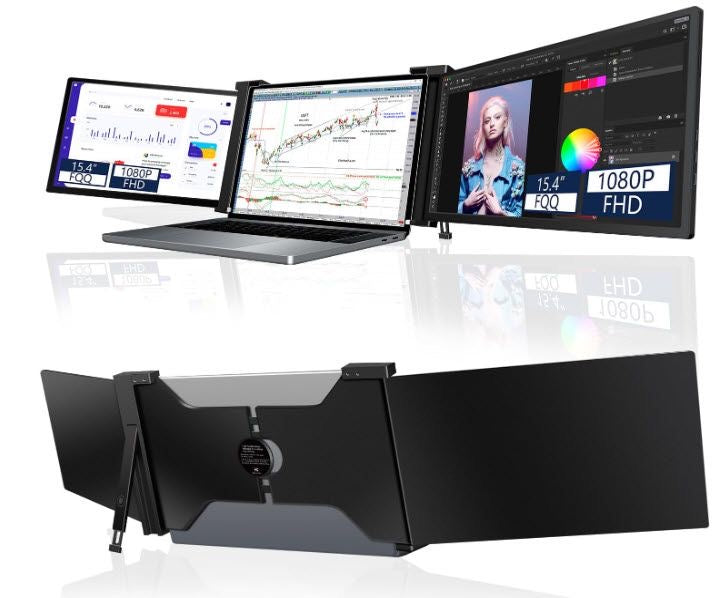 Powerology Dual Screen Portable Monitor