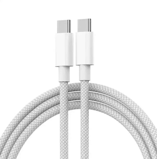 iPhone C to C braided charging cable